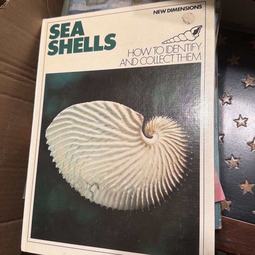 Sea Shells How to Identify and Collect Them Hardcover Golden Press‎ 1972 1st